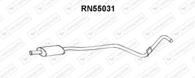 Centre Muffler Renault SUPER 5