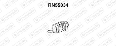 Front Muffler Renault 4 · Renault 4 Box Body/MPV