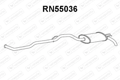 Rear Muffler Renault TWINGO I