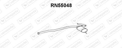 Centre Muffler Renault 19 I · Renault 19 I Chamade · Renault 19 II