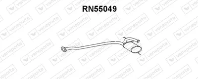 Centre Muffler Renault 19 I · Renault 19 I Chamade · Renault 19 II