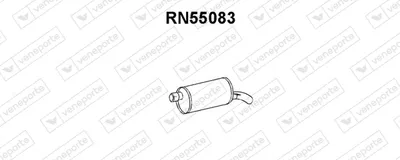 Rear Muffler Renault 5