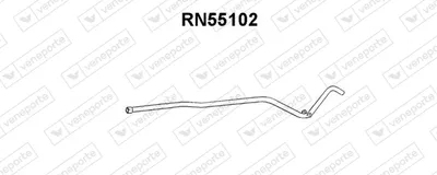 Exhaust Pipe Renault RAPID Box Body/MPV