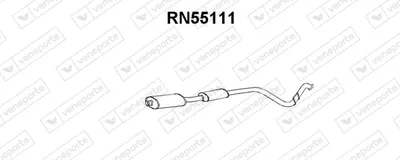 Centre Muffler Renault RAPID Box Body/MPV