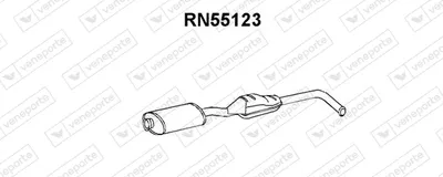 Front Muffler Renault CLIO I