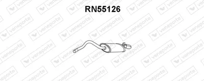 Rear Muffler Renault 21 Saloon