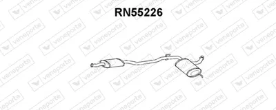 Centre Muffler Renault 21 Saloon · Renault 21
