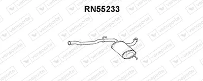 Centre Muffler Renault 21 Saloon
