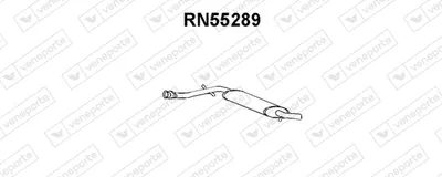Front Muffler Renault 25