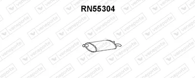 Rear Muffler Renault 25