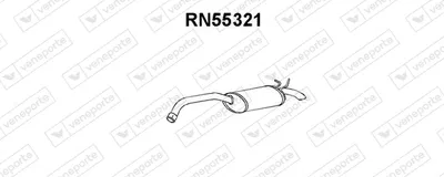 Rear Muffler Renault SAFRANE I
