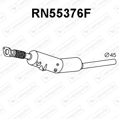Soot/Particulate Filter, exhaust system Renault MODUS / GRAND MODUS · Renault CLIO III · Renault CLIO III Grandtour