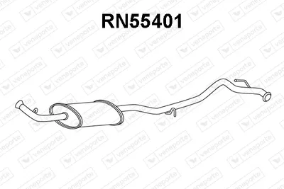 Centre Muffler Renault TRAFIC Van · Renault TRAFIC Bus