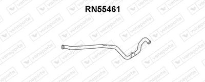 Exhaust Pipe Renault RAPID Box Body/MPV