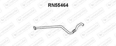 Exhaust Pipe Renault RAPID Box Body/MPV