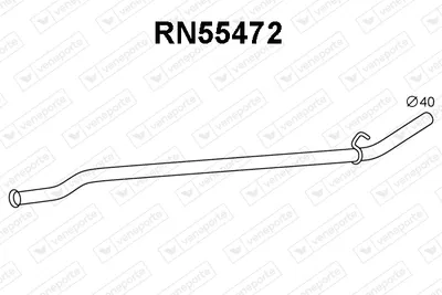 Exhaust Pipe Nissan KUBISTAR Van · Renault KANGOO · Renault KANGOO Express