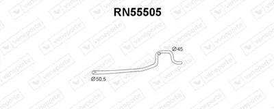 VENEPORTE exhaust pipe RN55505