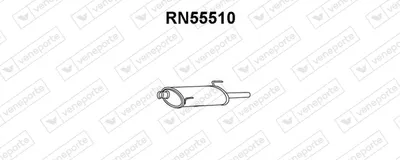 Front Muffler Renault ESPACE III