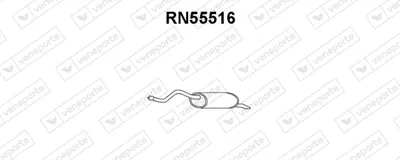 Rear Muffler Renault THALIA I · Renault THALIA II