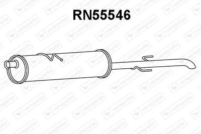 Rear Muffler Opel MOVANO B Van · Opel MOVANO B Platform/Chassis · Opel MOVANO B Bus