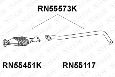 Catalytic Converter Renault CLIO I