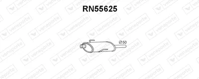 Front Muffler Renault ESPACE III