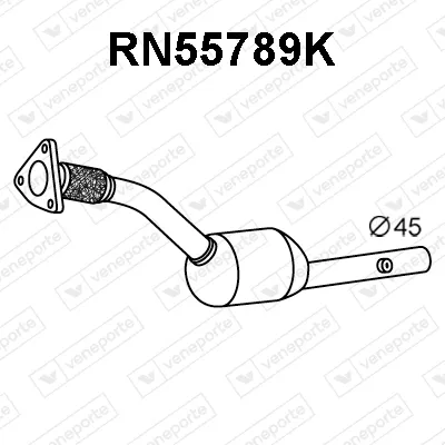 Catalytic Converter Renault MODUS / GRAND MODUS · Renault CLIO III