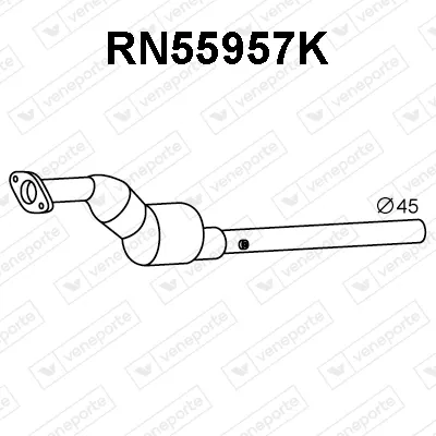 Catalytic Converter Renault KANGOO / GRAND KANGOO II · Renault KANGOO Express