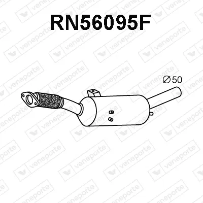 Soot/Particulate Filter, exhaust system Fiat TALENTO Van · Opel VIVARO B Bus · Opel VIVARO B Van