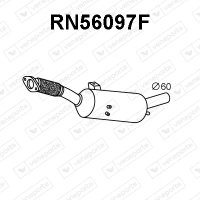 Soot/Particulate Filter, exhaust system Fiat TALENTO Bus · Fiat TALENTO Van · Fiat TALENTO Platform/Chassis