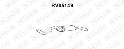 Rear Muffler Rover 100 / METRO Hatchback