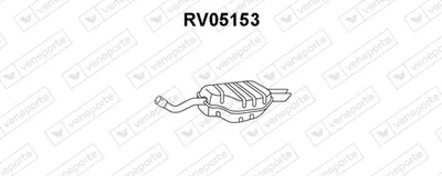 Rear Muffler Rover 75