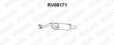 Rear Muffler Mg MG ZS · Rover 400 II Hatchback · Rover 400 II