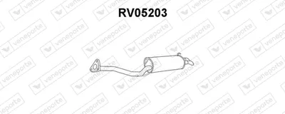 Rear Muffler Rover 800 Hatchback · Rover 800