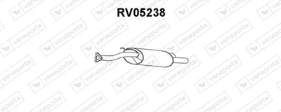 Rear Muffler Rover 200 II Hatchback · Rover 400 II
