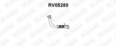 Exhaust tube VENEPORTE RV05280