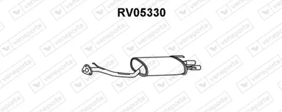 Rear Muffler Rover 400 II