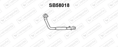 VENEPORTE SB58018 exhaust pipe
