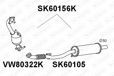 Catalytic Converter Audi A1 · Audi A1 Sportback · Seat TOLEDO IV
