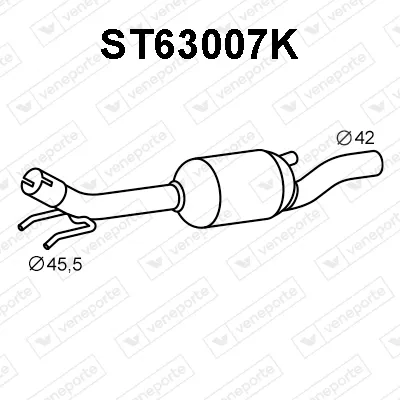 Catalytic Converter Seat CORDOBA · Seat IBIZA II · Seat INCA