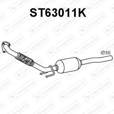 Catalytic Converter Seat CORDOBA · Skoda FABIA I · Vw POLO IV