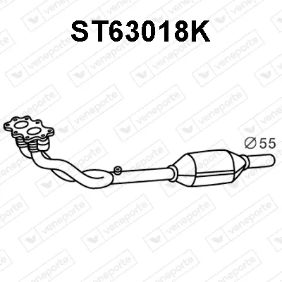 Catalytic Converter Audi A3