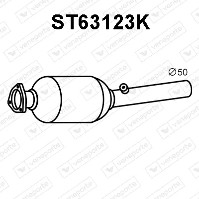 Catalytic Converter Seat TOLEDO II · Seat LEON · Vw GOLF IV