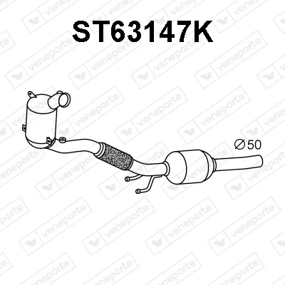 Catalytic Converter Audi Q2 · Seat ATECA · Skoda KAROQ