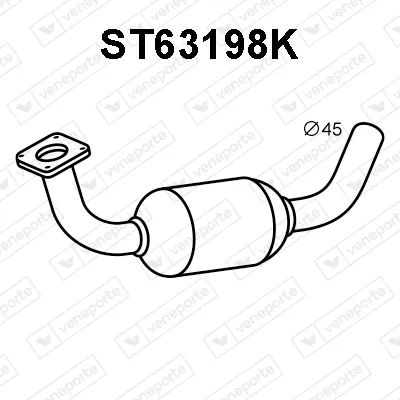 Catalytic Converter Seat CORDOBA · Seat IBIZA II · Seat INCA