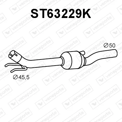 Catalytic Converter Seat CORDOBA · Seat IBIZA II · Seat INCA