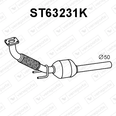 Catalytic Converter Seat CORDOBA · Seat IBIZA II · Seat INCA