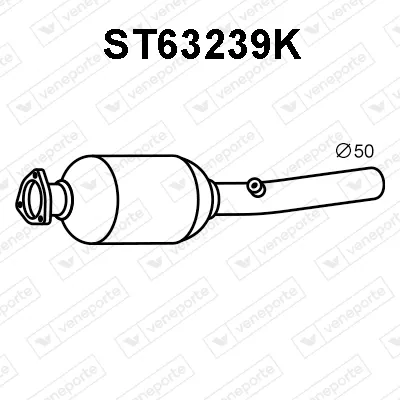 Catalytic Converter Seat TOLEDO II · Seat LEON · Skoda OCTAVIA I