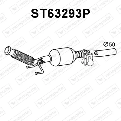 SCR Catalytic Converter Seat IBIZA V · Seat ARONA · Skoda SCALA