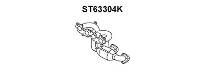 Catalyst elbow admission VENEPORTE ST63304K